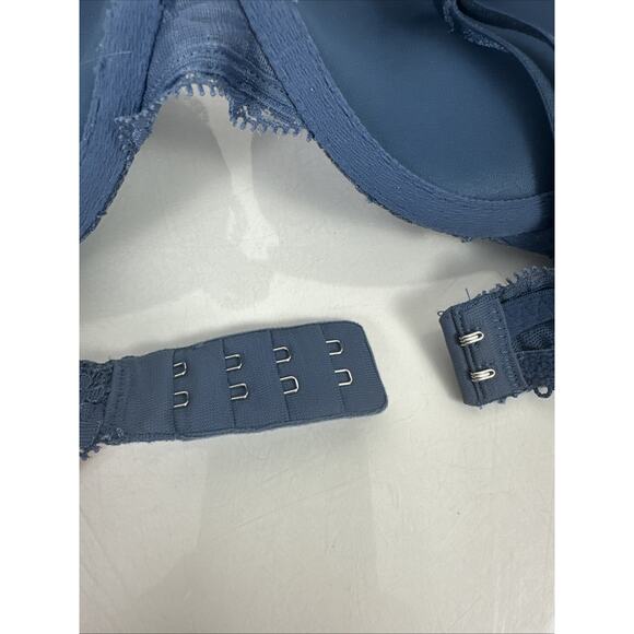 Victoria Secret Dream Angels Push Up Bra Lace Blue 36B - Picture 6 of 15